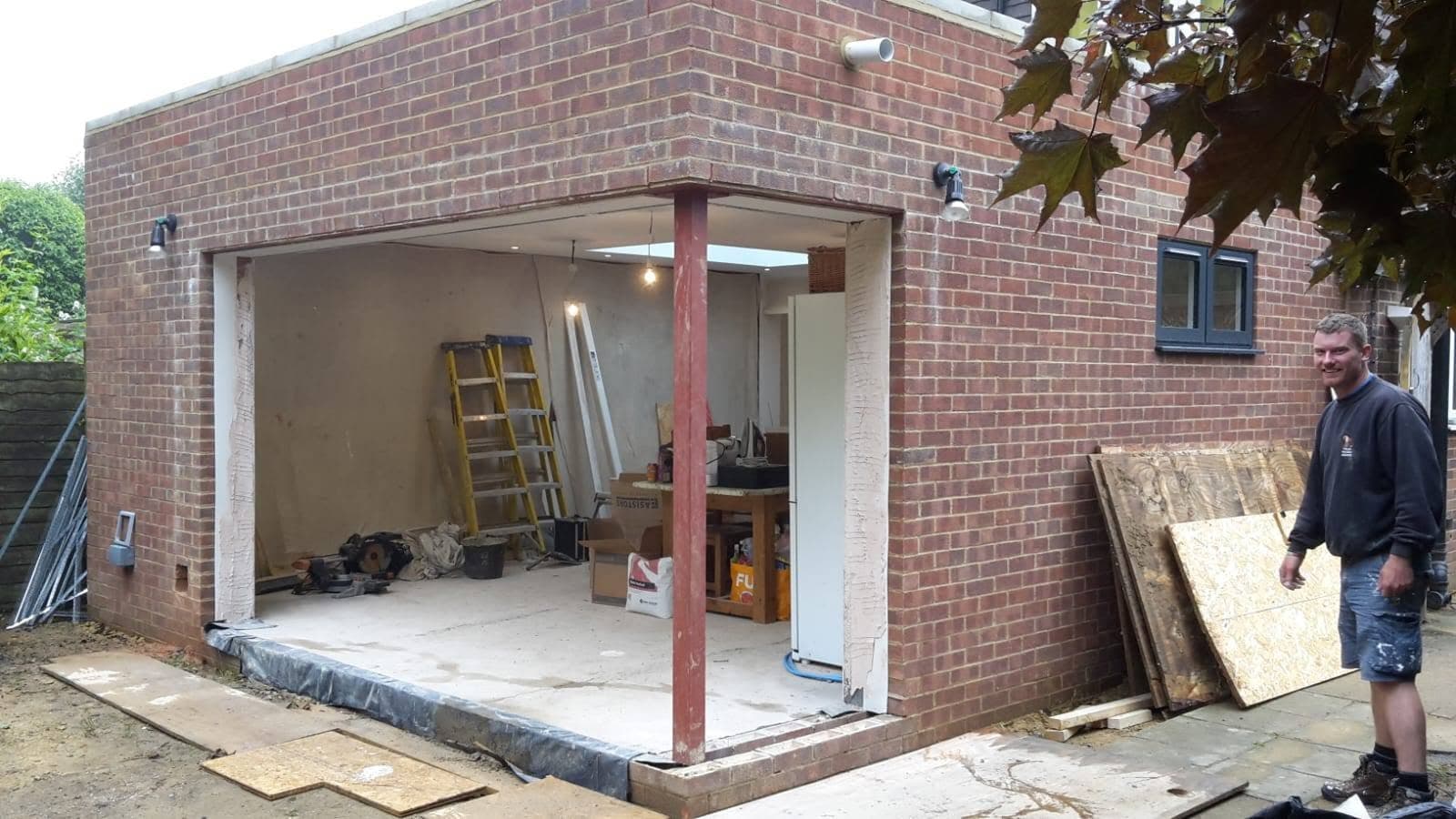 A recent building project by Trojan Construction in West Kent